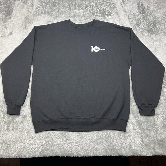 ByteDance Other - Byte Dance Sweatshirt Mens Large Black Pullover 10th Anniversary Tik Tok Social